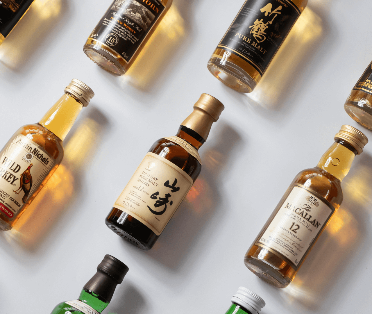 綺麗に並べられたお酒